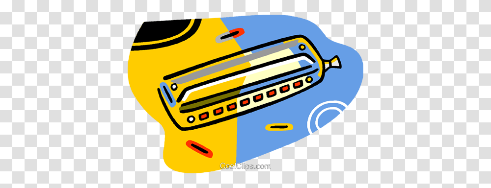 Harmonica Royalty Free Vector Clip Art Illustration, Musical Instrument, Transportation, Vehicle Transparent Png