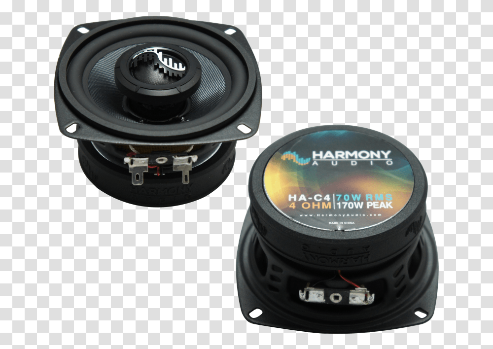 Harmony Audio Ha C4 Car Stereo Carbon Series 170 Watt Subwoofer, Electronics, Wristwatch, Speaker, Audio Speaker Transparent Png