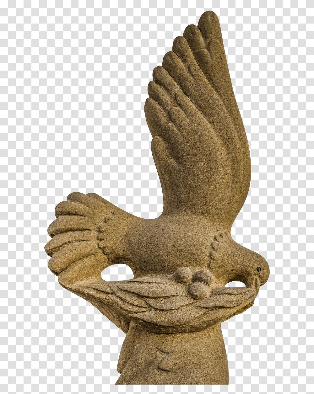 Harmony Dove Olive Branch Free Photo, Sculpture, Figurine, Wood Transparent Png