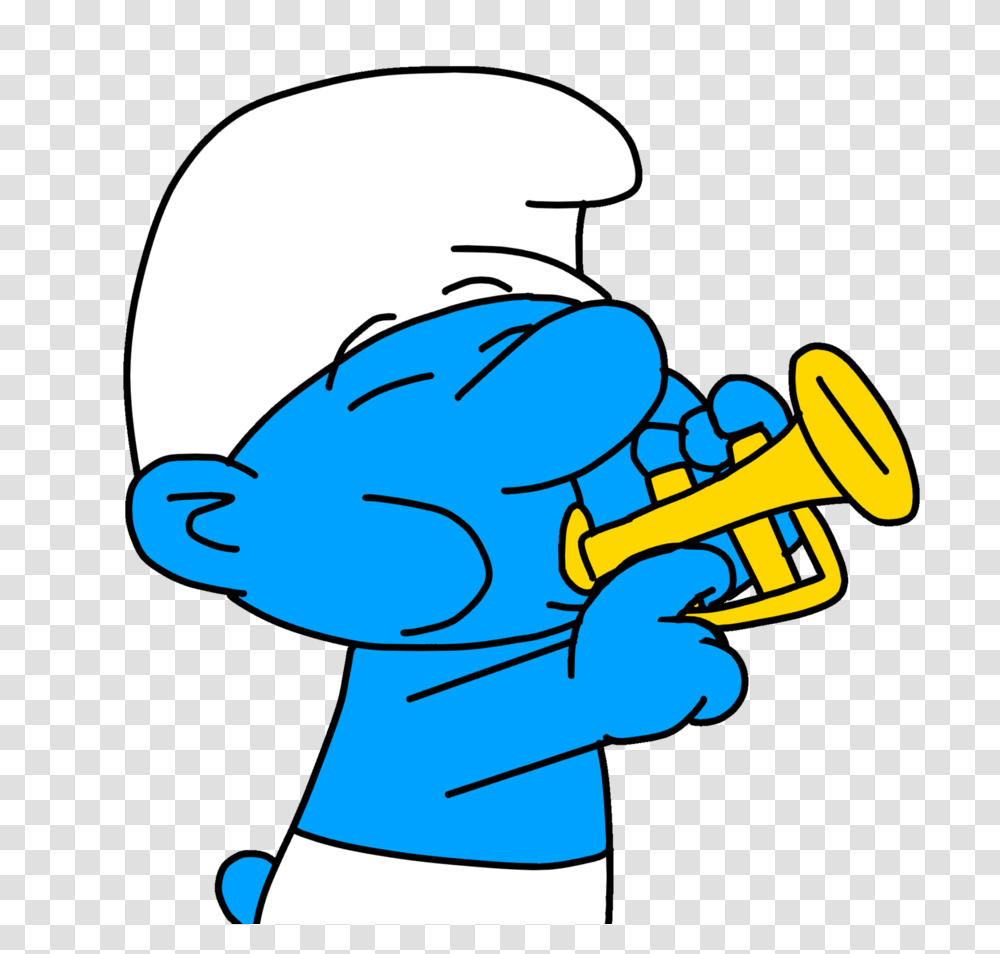 Harmony Smurf, Musical Instrument, Horn, Brass Section, Trumpet Transparent Png