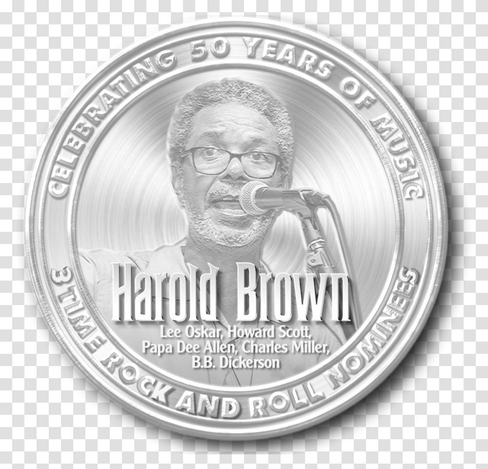 Harold Ray Brown - Coin, Nickel, Money, Person, Human Transparent Png