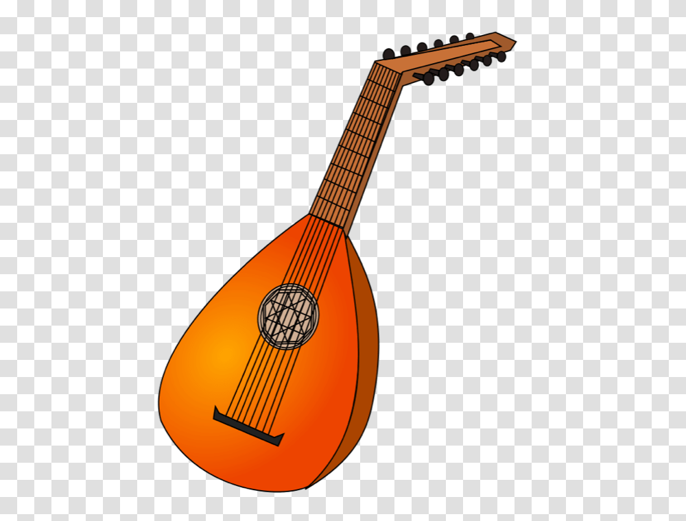 Harp Clipart String Instrument, Lute, Musical Instrument Transparent Png