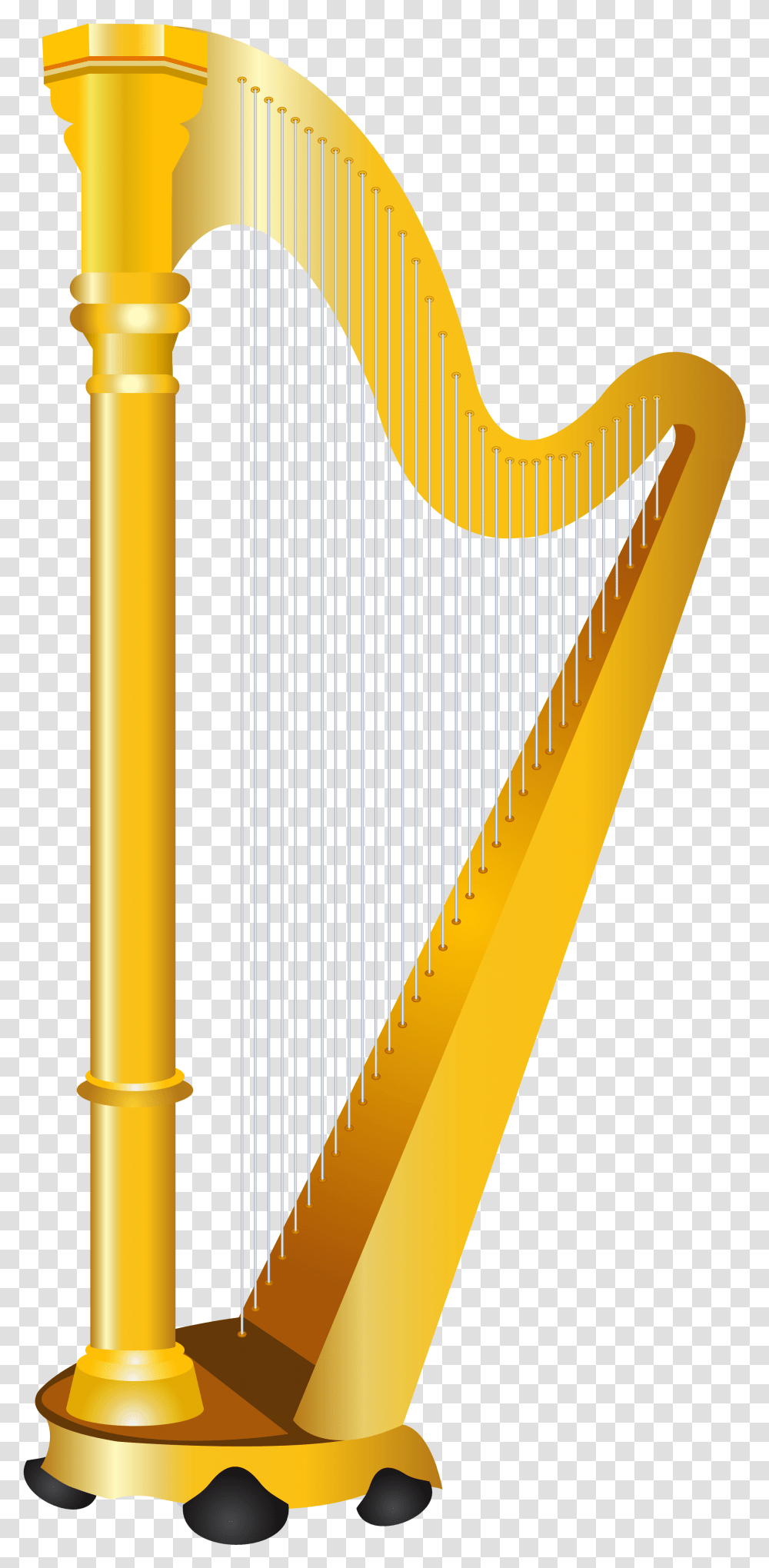 Harp Cliparts Jack And The Beanstalk Golden Harp Clipart, Musical Instrument Transparent Png