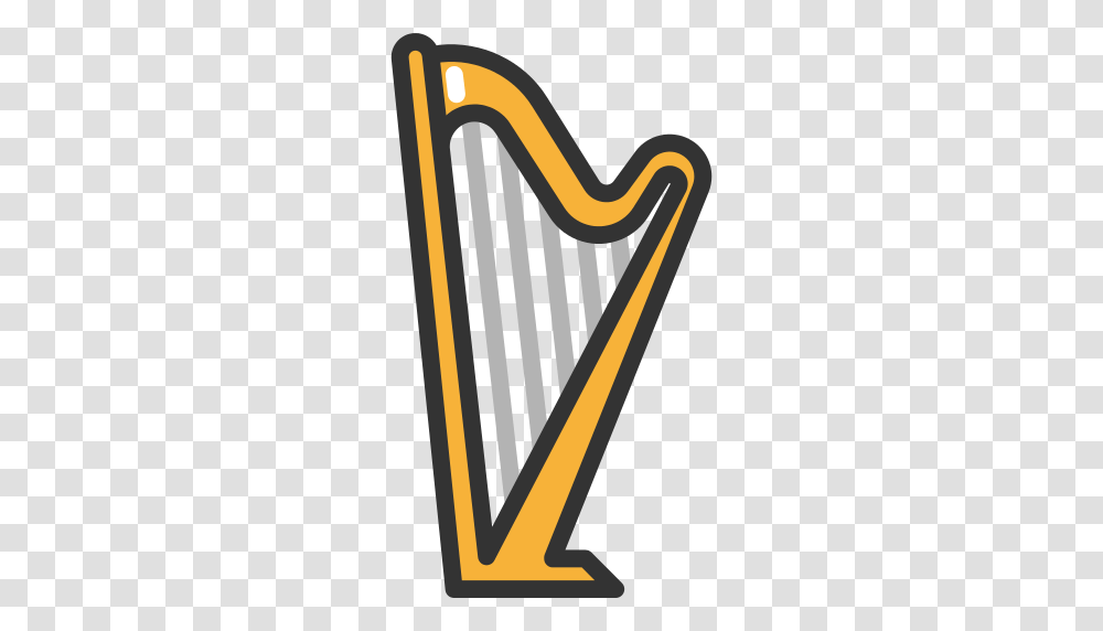 Harp Icon, Musical Instrument, Lyre, Leisure Activities Transparent Png