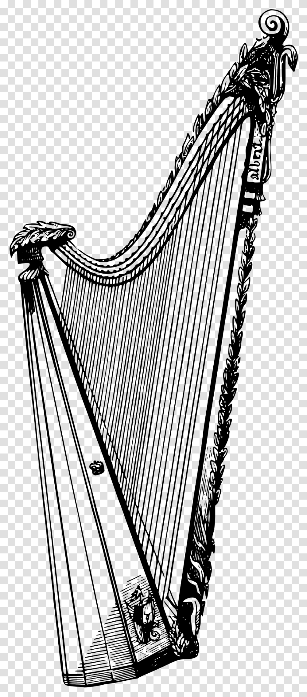 Harp Icons, Gray, World Of Warcraft Transparent Png