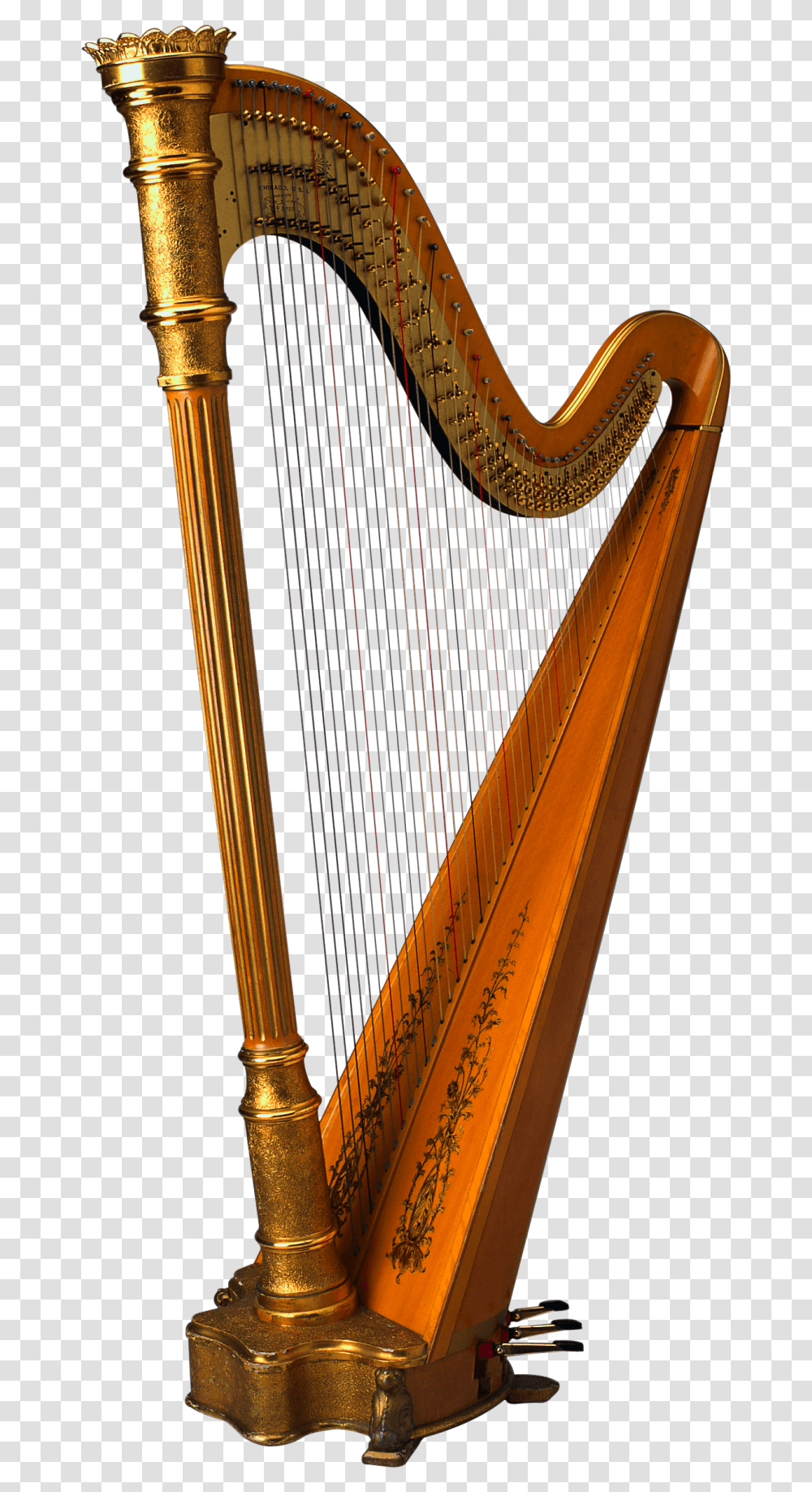 Harp Image Harp, Musical Instrument Transparent Png