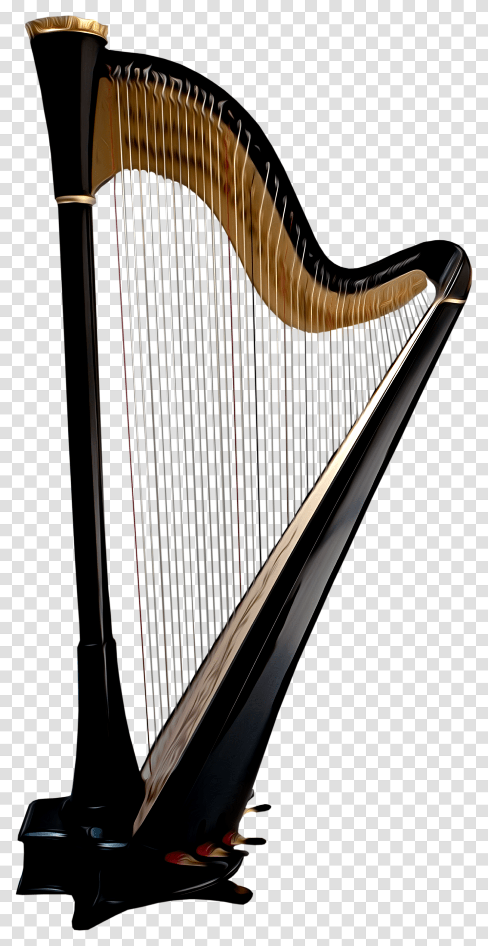 Harp, Musical Instrument, Staircase Transparent Png