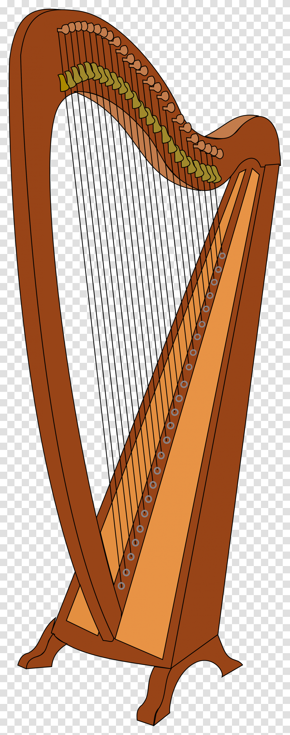 Harp, Musical Instrument Transparent Png