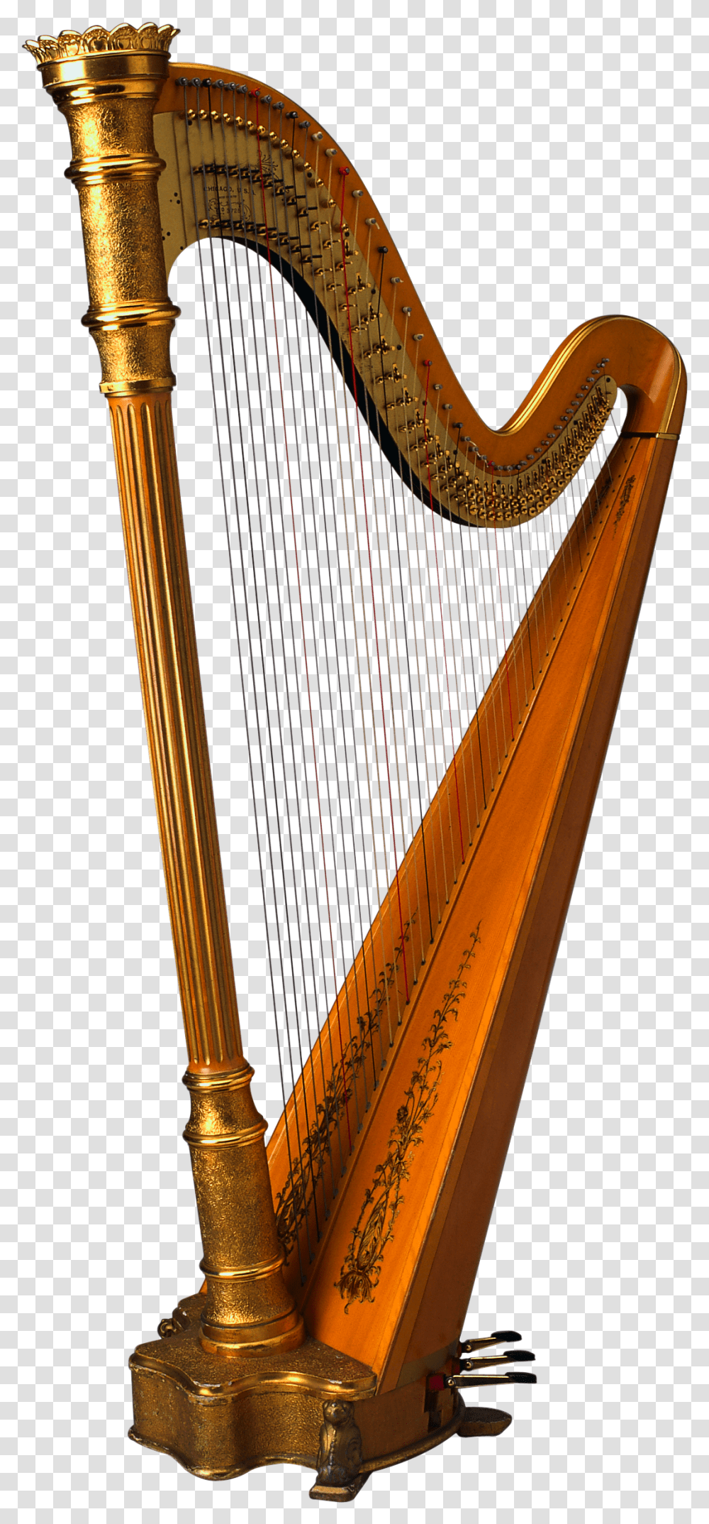 Harp, Musical Instrument Transparent Png