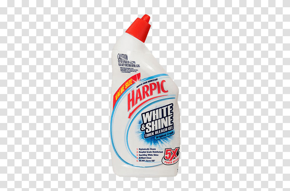 Harpic White Shine Bleach, Bottle, Ketchup, Food, Cosmetics Transparent Png