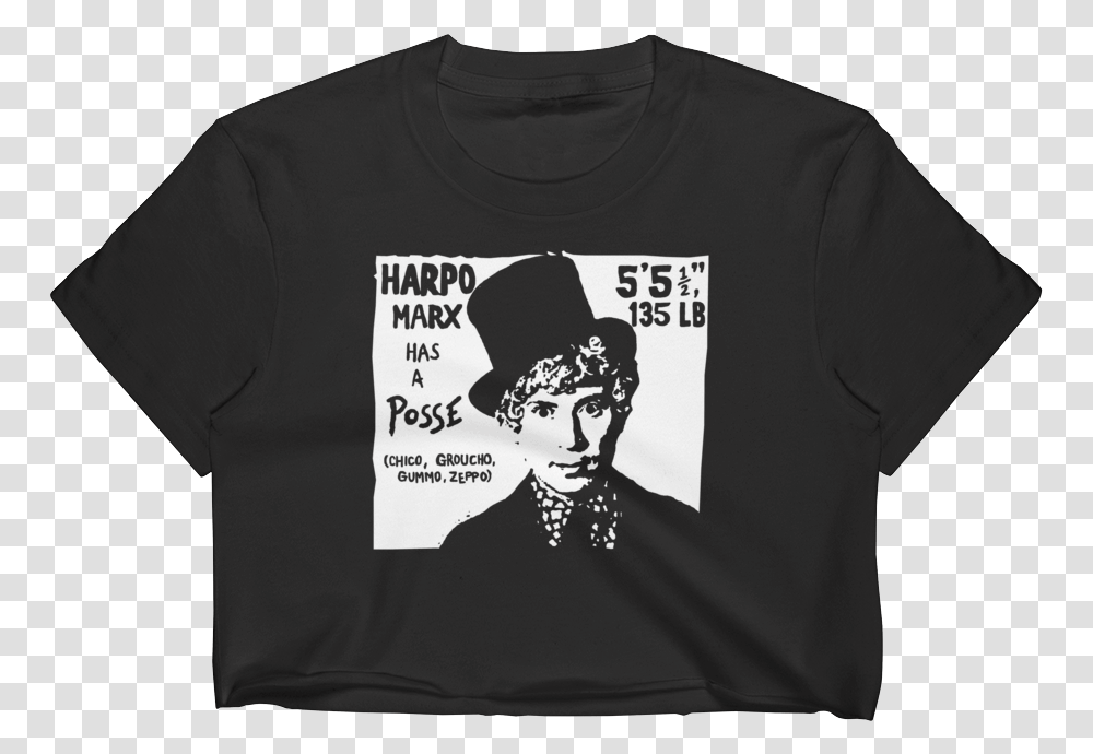 Harpo Marx Has A Posse Harpo Marx T Shirt, Apparel, Sleeve, T-Shirt Transparent Png