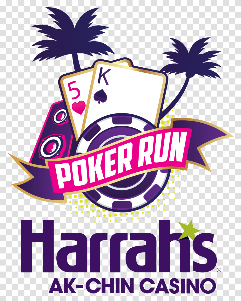 Harrahs Ak Chin Casino Poker Run, Poster, Advertisement, Flyer, Paper Transparent Png