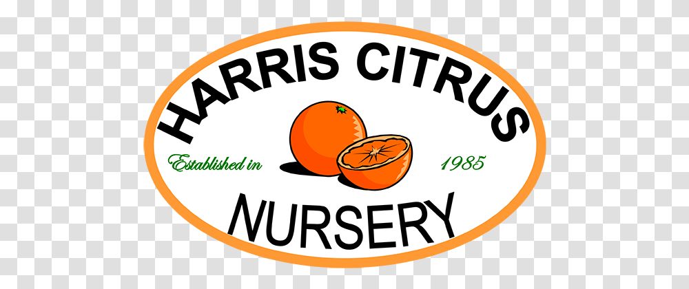 Harris Citrus Nursery Home Bergamot Orange, Label, Text, Plant, Citrus Fruit Transparent Png