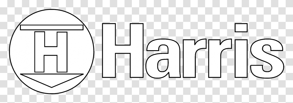 Harris Waste Management Logo Black And White Circle, Number, Alphabet Transparent Png