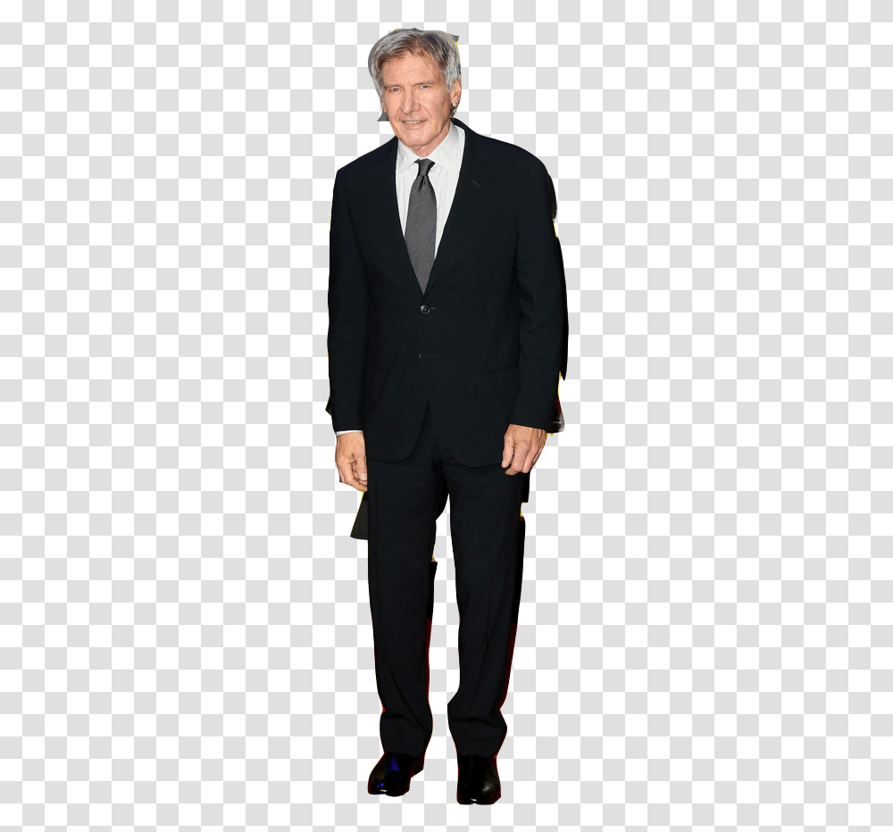 Harrison Ford, Tie, Suit, Overcoat Transparent Png