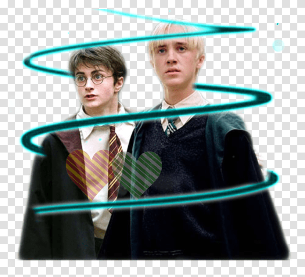 Harry And Draco Harry Potter Et Drago Malefoy, Person, Poster, Advertisement Transparent Png