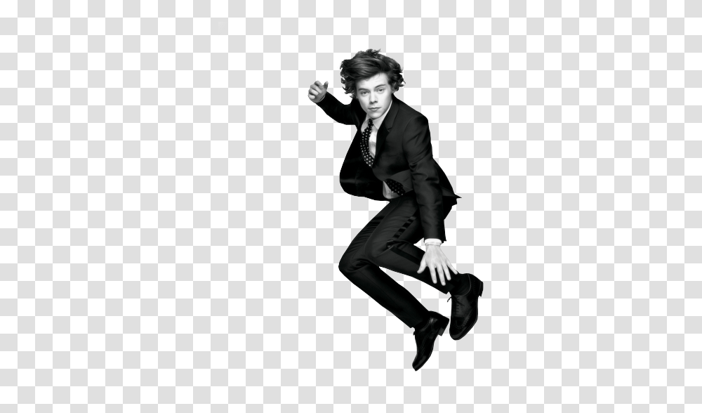 Harry Jumping 4 Joy Yayy Not Bothered To Write A 1d, Person, Suit, Overcoat Transparent Png