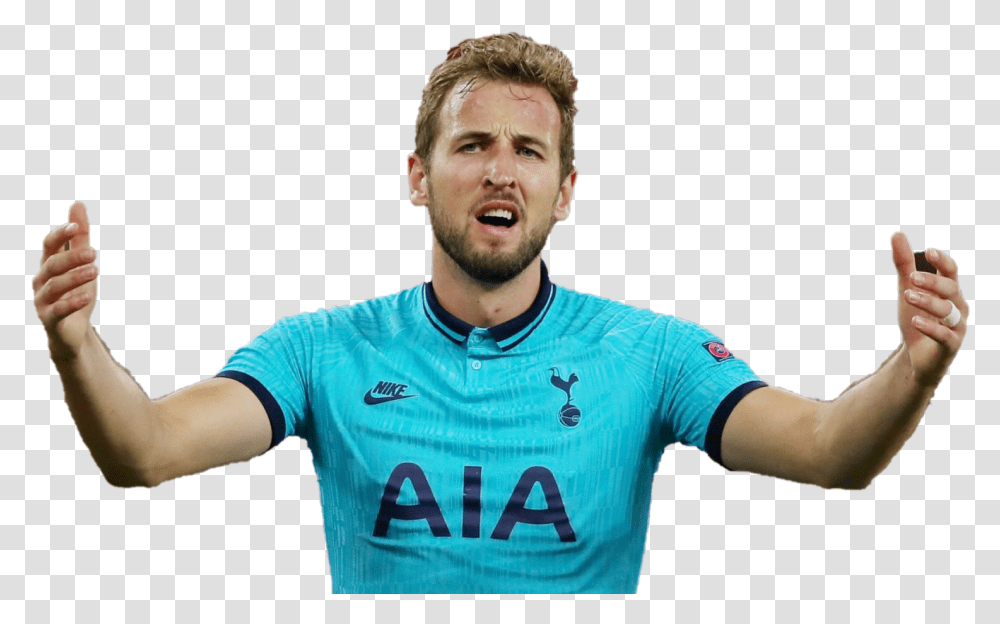 Harry Kane Free Download Harry Kane, Clothing, Person, T-Shirt, Face Transparent Png