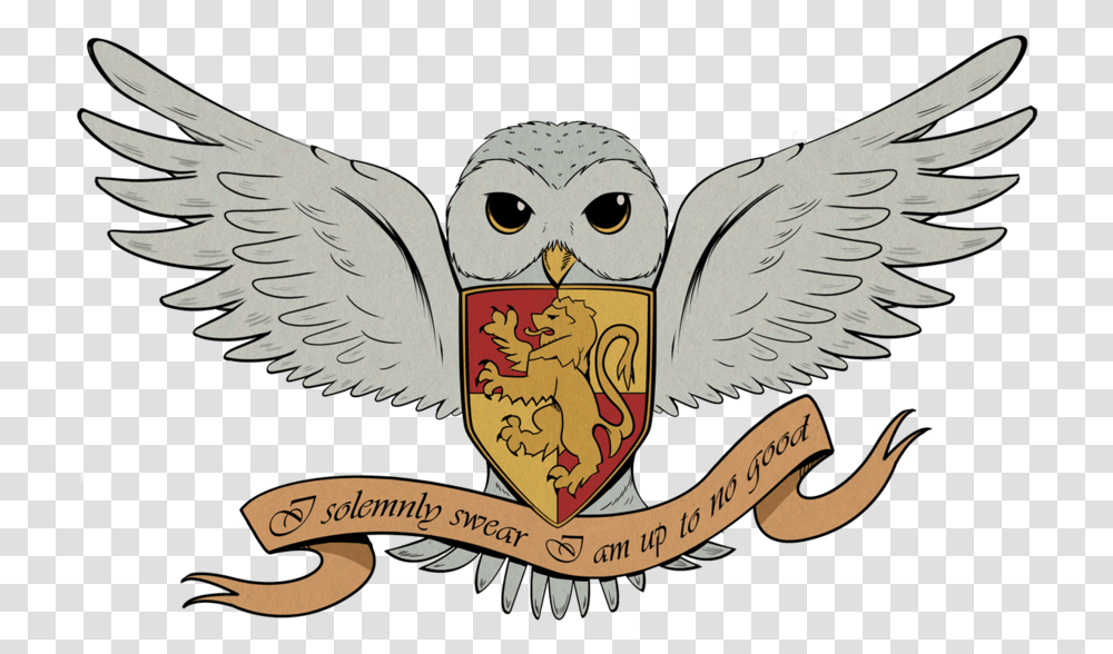 Harry Potter And The Deathly Hallows Hedwig Drawing Cartoon Harry Potter Hedwig, Bird, Animal, Emblem Transparent Png