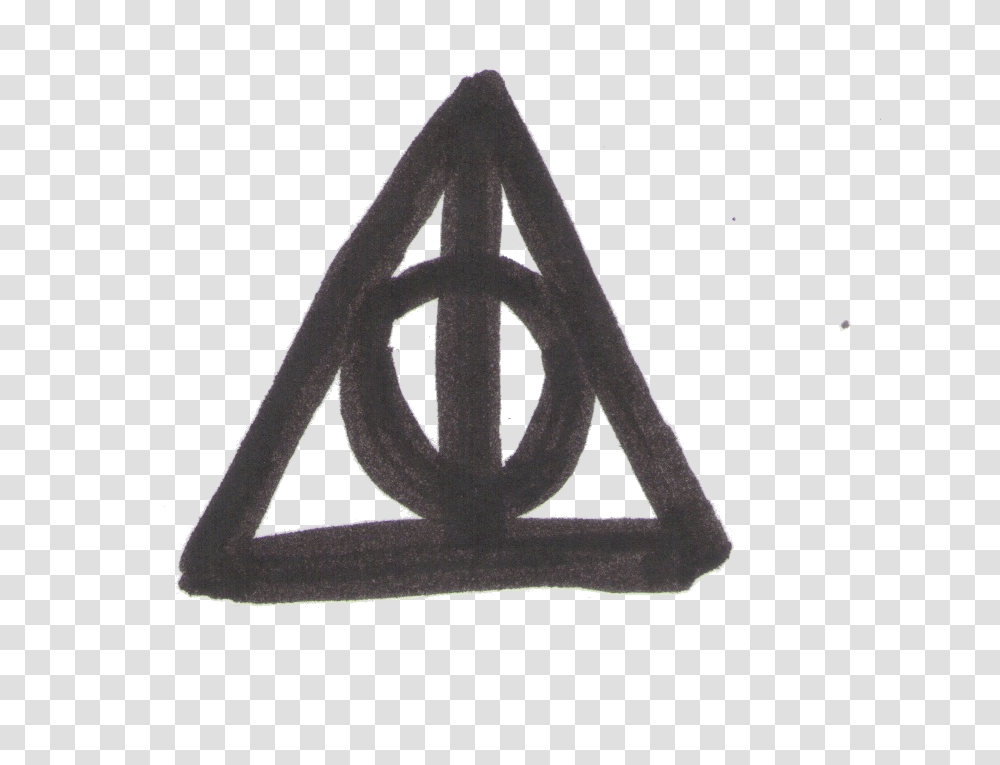 Harry Potter And The Deathly Hallows Peace Symbols, Triangle, Cross, Arrowhead, Star Symbol Transparent Png
