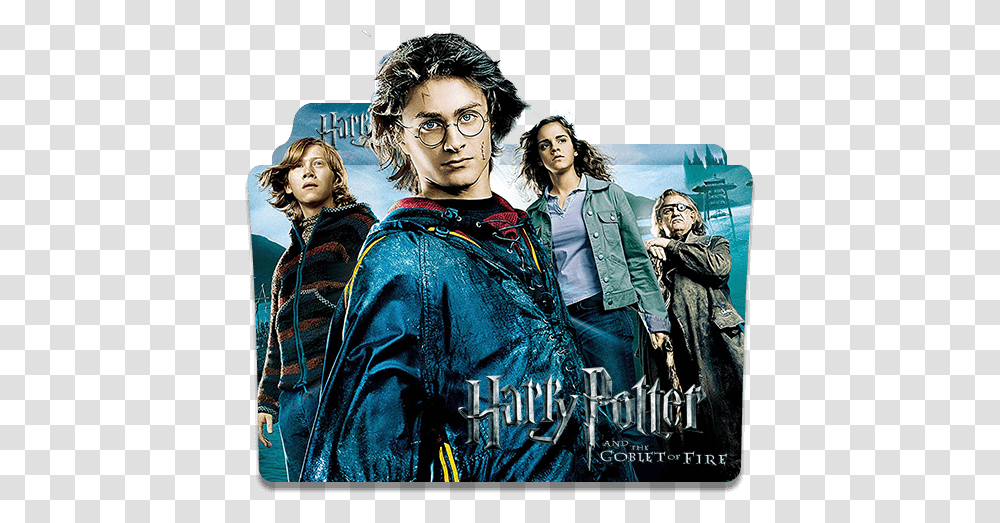 Harry Potter And The Goblet Of Fire Blue Icon, Person, Human, Poster, Advertisement Transparent Png