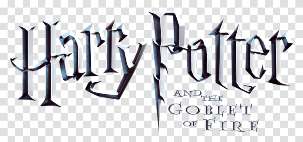Harry Potter And The Goblet Of Fire Harry Potter And The Goblet Of Fire Logo, Text, Symbol, Emblem, Alphabet Transparent Png