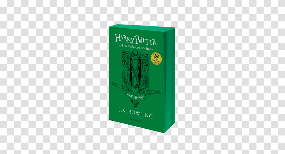 Harry Potter And The Philosophers Stone Anniversary Slytherin, Book, Novel, Liquor, Alcohol Transparent Png
