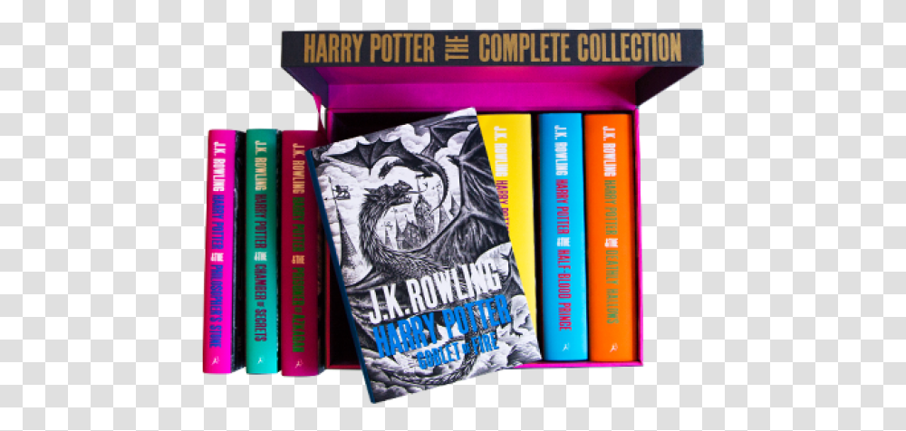 Harry Potter Bloomsbury Adult Edition, Book, Furniture, Novel, Bookcase Transparent Png