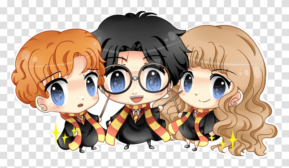 Harry Potter Chibi Fanart Harry Potter Chibi, Person, People, Family, Drawing Transparent Png
