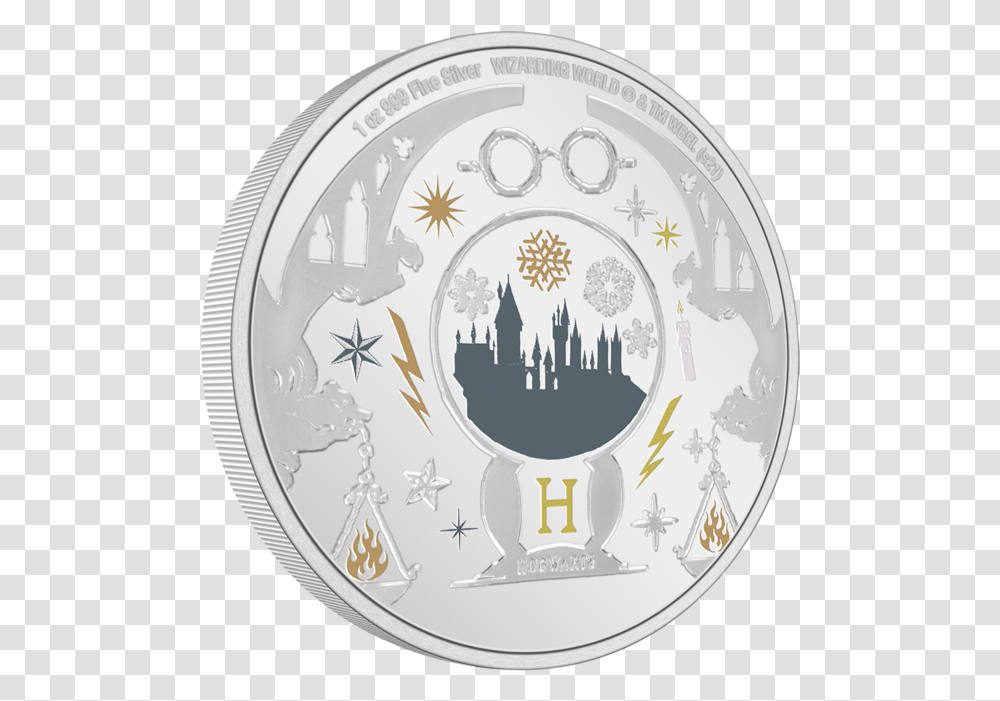 Harry Potter Collections & Ranges New Zealand Mint Coin, Clock Tower, Architecture, Building, Money Transparent Png