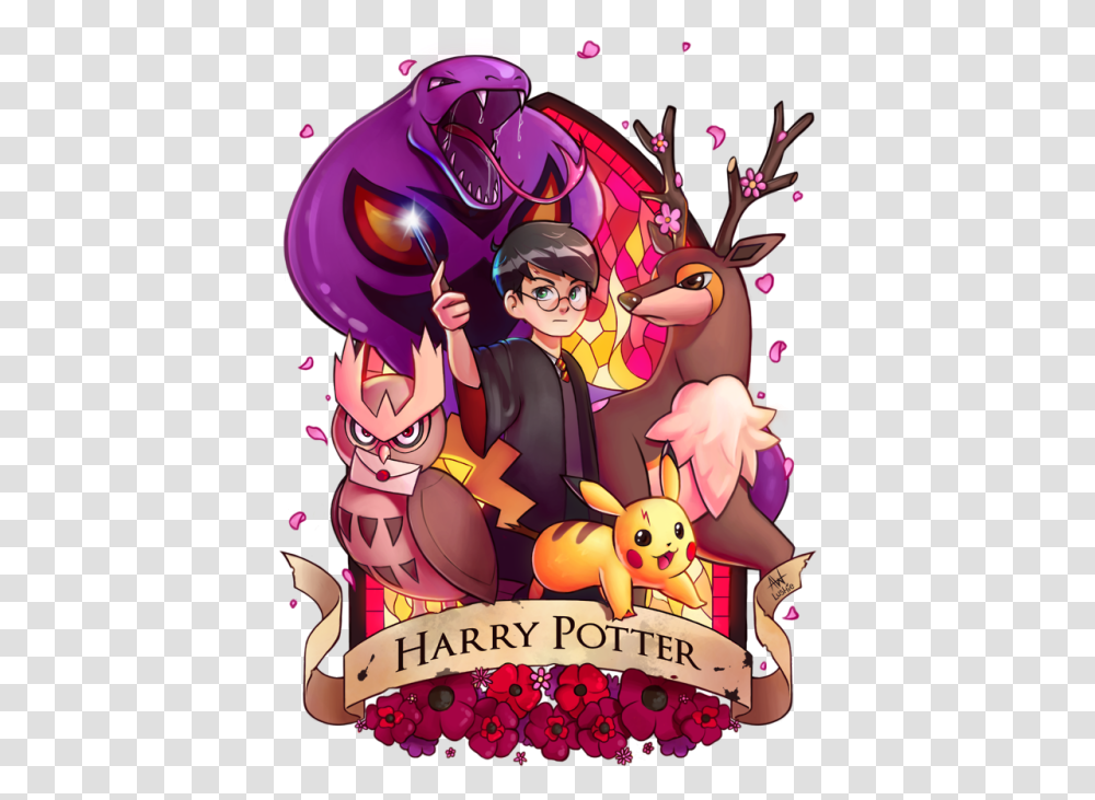 Harry Potter Com Pokmon, Comics, Book, Advertisement, Poster Transparent Png