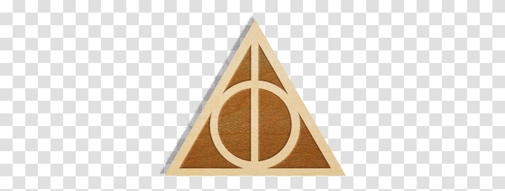 Harry Potter Deathly Hallows Pin Plywood, Triangle, Rug Transparent Png