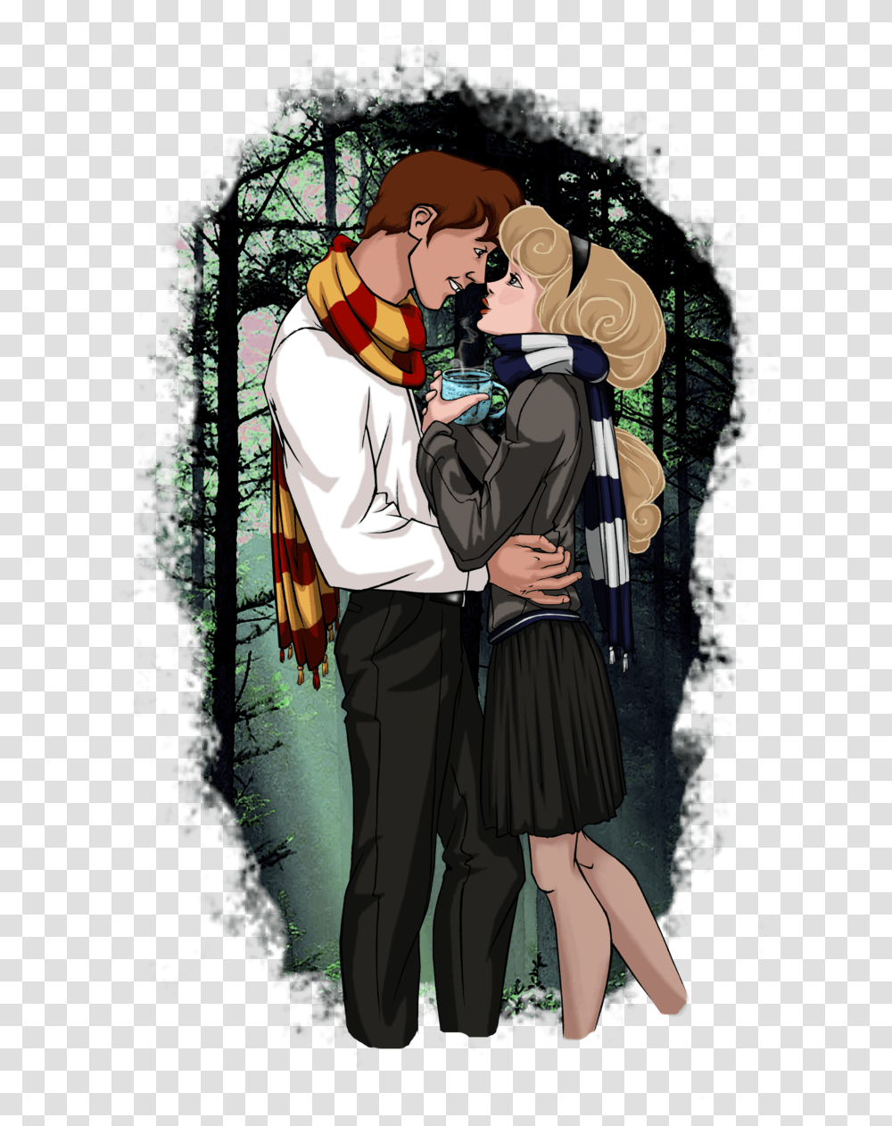 Harry Potter Disney Princess, Person, Human, Hug, Skirt Transparent Png