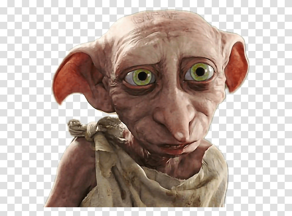 Harry Potter Dobby The House Elf Bookend Download Dobby Harry Potter, Alien, Head, Person, Human Transparent Png