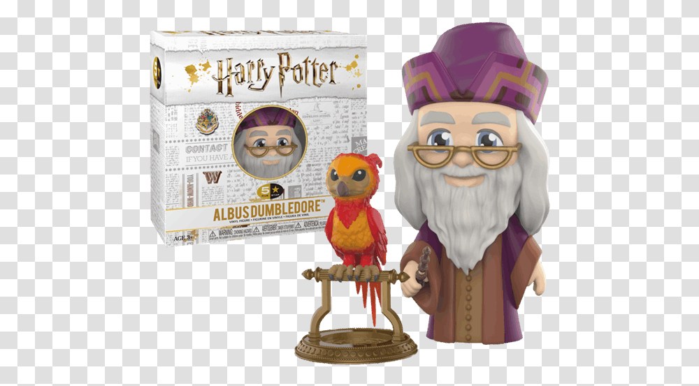 Harry Potter Dumbledore Harry Potter Vinyl Figure Funko 5 Star, Figurine, Glasses, Accessories, Person Transparent Png