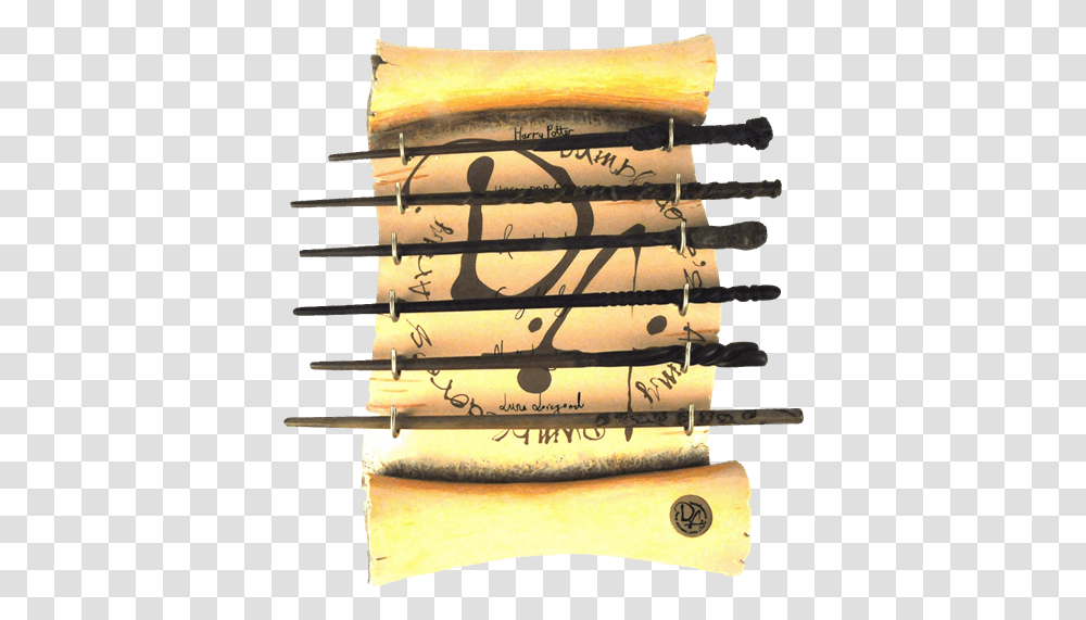 Harry Potter Dumbledore's Army Wand Collection, Scroll, Page, Book Transparent Png