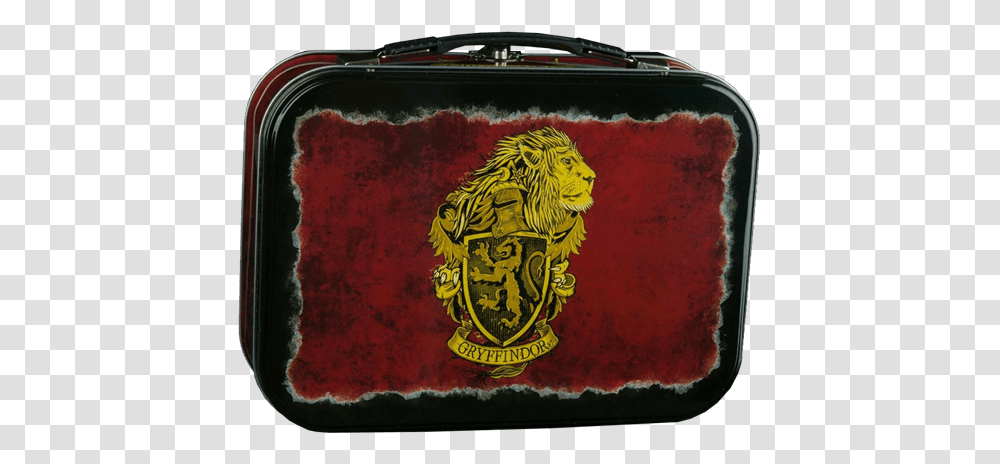 Harry Potter Gryffindor Lunch Box Lunch Box Harry Potter, Luggage, Suitcase Transparent Png