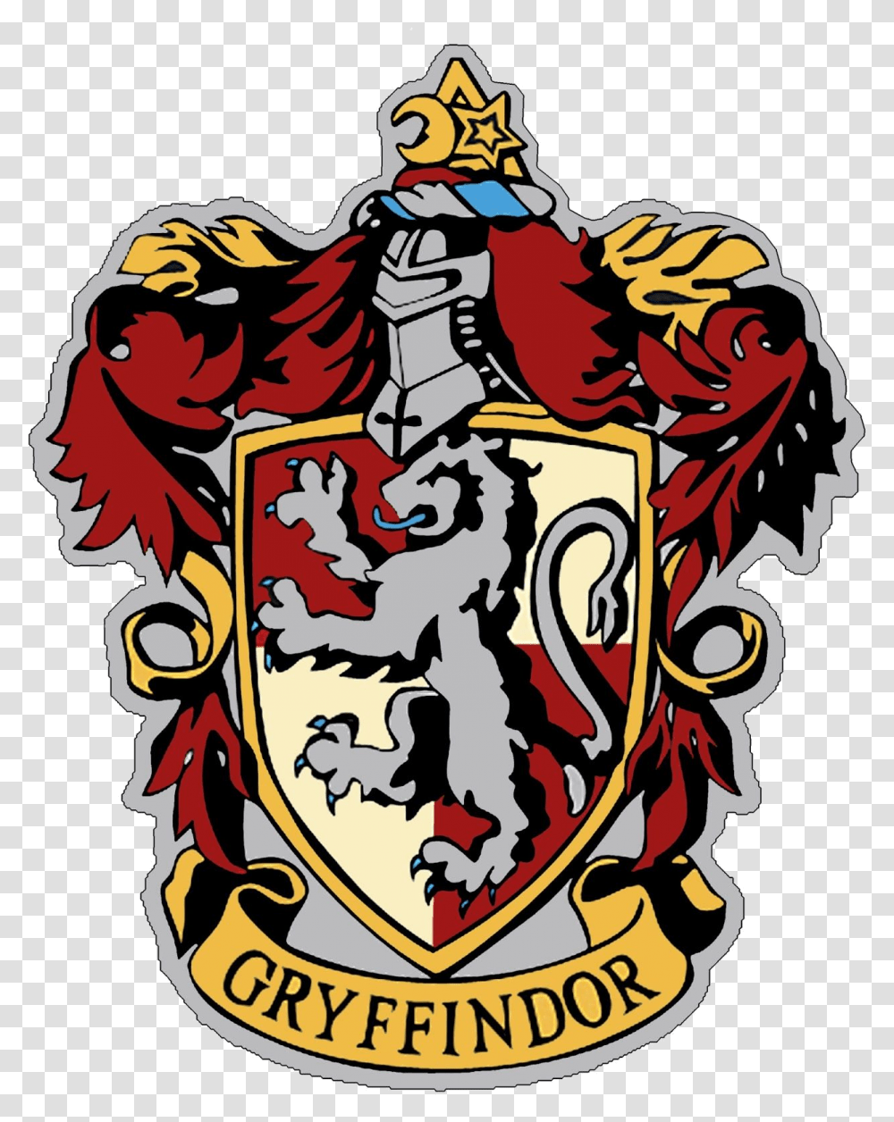 Harry Potter Hogwarts Clipart At Free For Personal Gryffindor Crest To Print, Emblem, Logo, Trademark Transparent Png