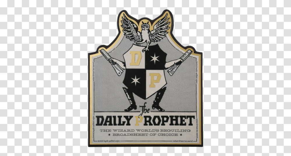 Harry Potter Homeware Harry Potter Daily Prophet Logo, Poster, Advertisement, Text, Label Transparent Png