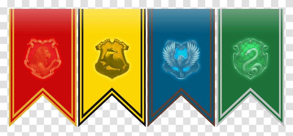 Harry Potter House Colors Banner, Animal, Bird Transparent Png