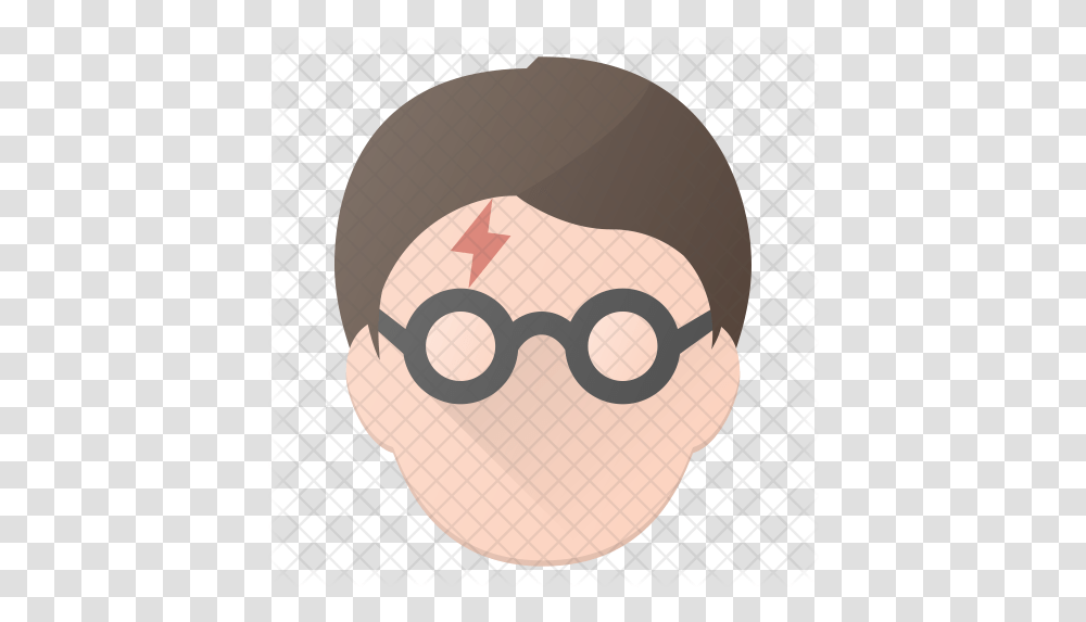 Harry Potter Icon Illustration, Head, Jaw, Hand, Tape Transparent Png