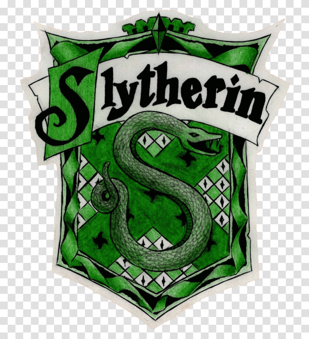 Harry Potter Logo Slytherin, Label, Alphabet, Sweets Transparent Png