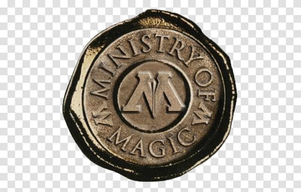 Harry Potter Ministry Of Magic Seal, Logo, Trademark, Locket Transparent Png