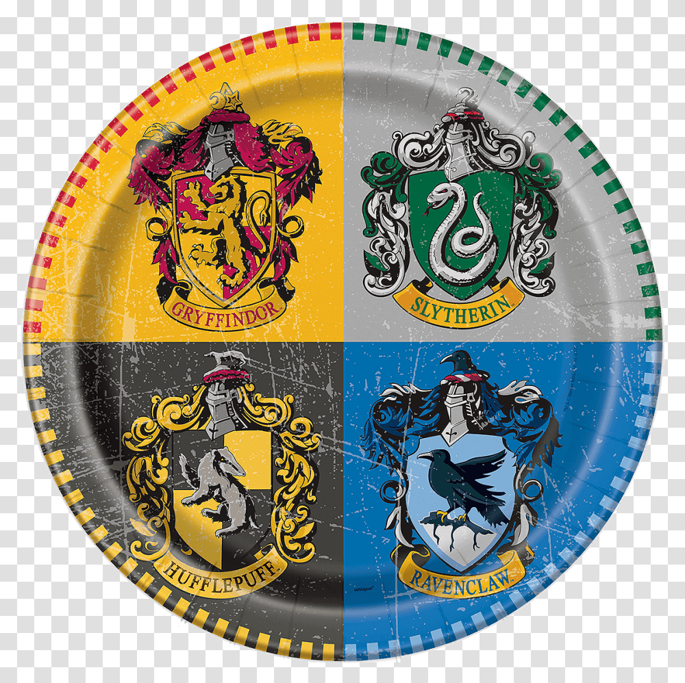 Harry Potter Paper Plates Harry Potter Piatti, Logo, Trademark, Badge Transparent Png