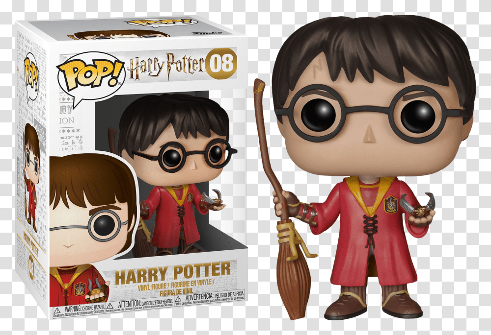 Harry Potter Quidditch Pop Vinyl Figure Harry Potter Quidditch Funko Pop, Person, Toy, Sunglasses, Doll Transparent Png