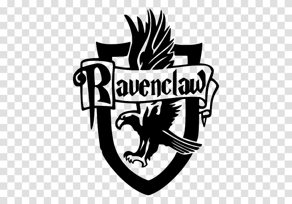 Harry Potter Ravenclaw Logo, Gray, World Of Warcraft Transparent Png