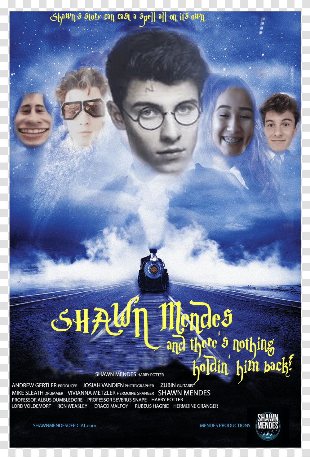 Harry Potter Shawn Mendes, Sunglasses, Accessories, Person, Advertisement Transparent Png