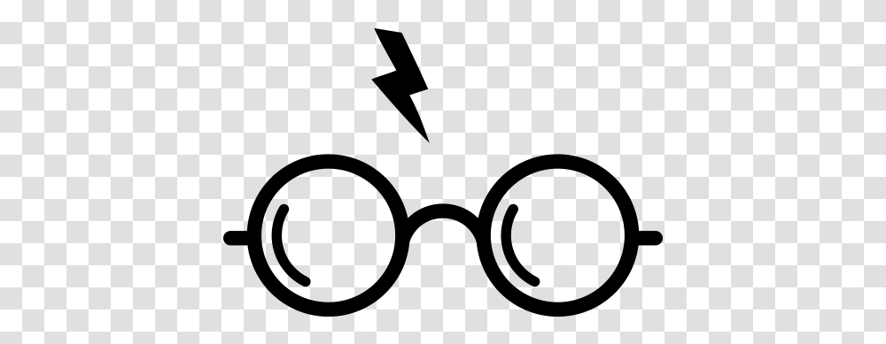 Harry Potter Simbolos Background Harry Potter Glasses Background, Gray Transparent Png