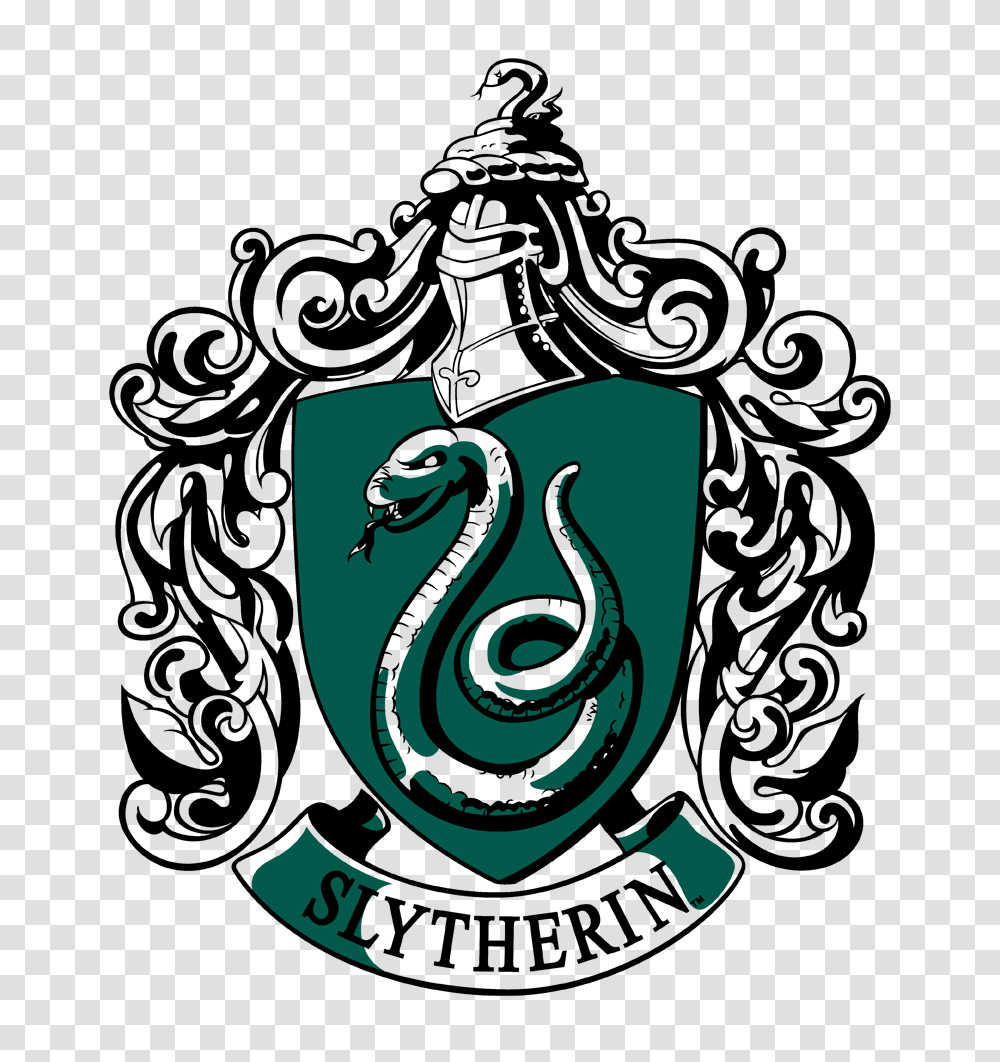 Harry Potter Slytherin Crest Juniors V Neck T Shirt, Dragon, Doodle Transparent Png