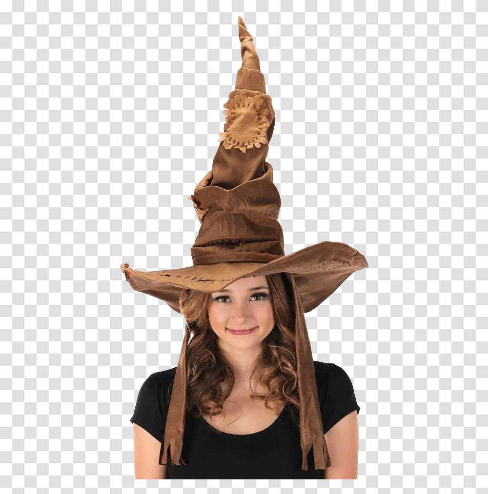 Harry Potter Sorcer Hat, Apparel, Person, Human Transparent Png